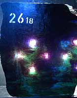 Tiffany glass sheet #17 in box #26